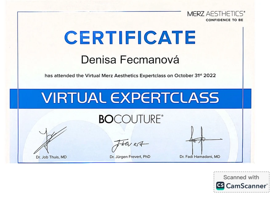 Certifikát odborného vzdelávania 08