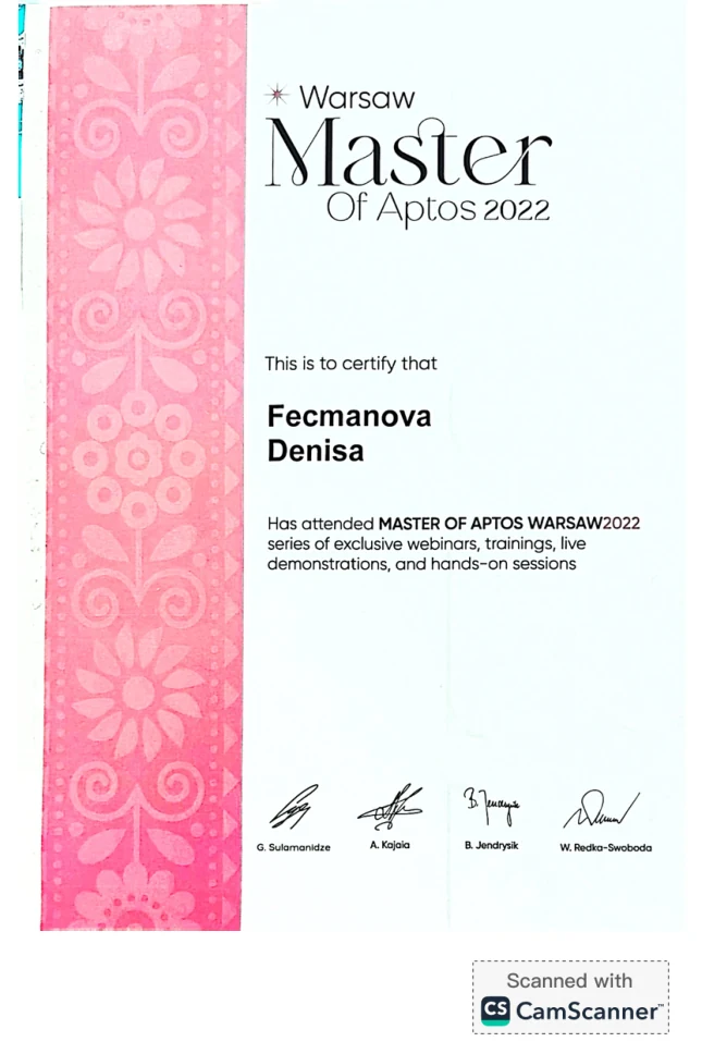 Certifikát odborného vzdelávania 13