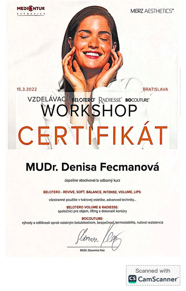 Certifikát odborného vzdelávania 20