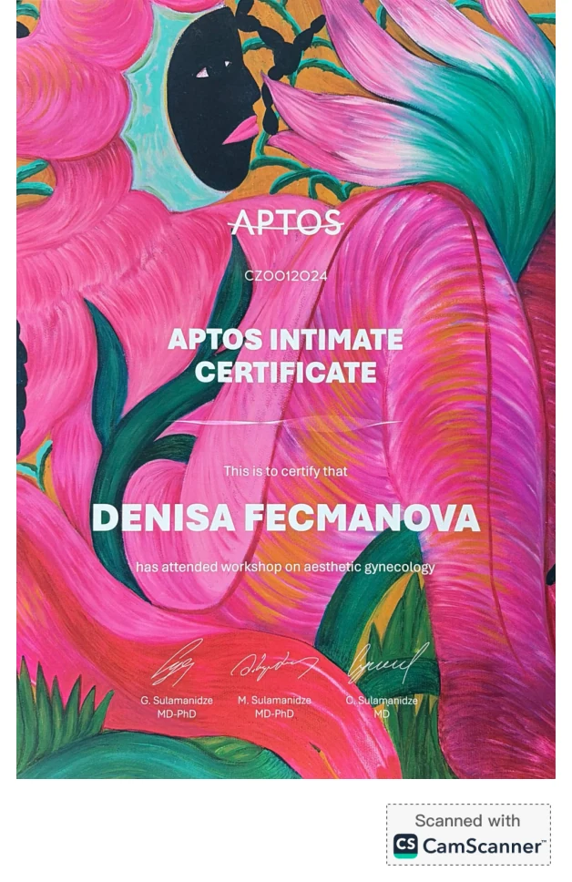 APTOS Intimate Certificate