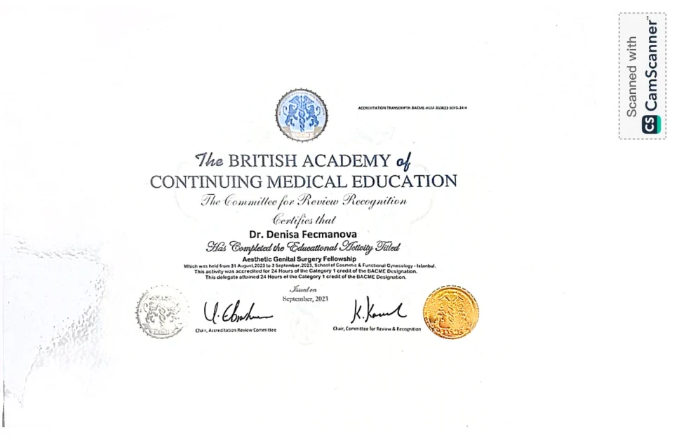 Certifikát odborného vzdelávania 38